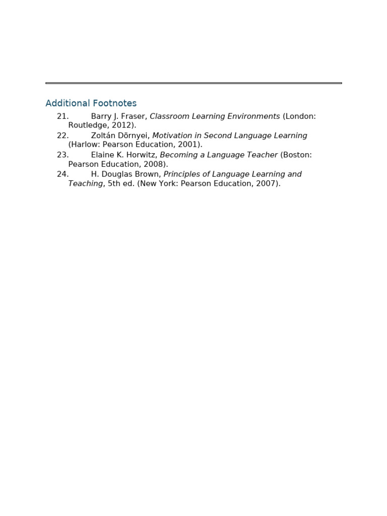 Key References for Language Teaching | PDF