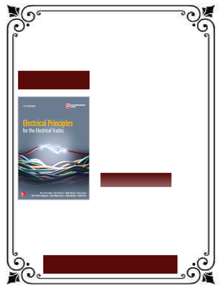 Electrical principles for the electrical trades 7th Edition Jim ...