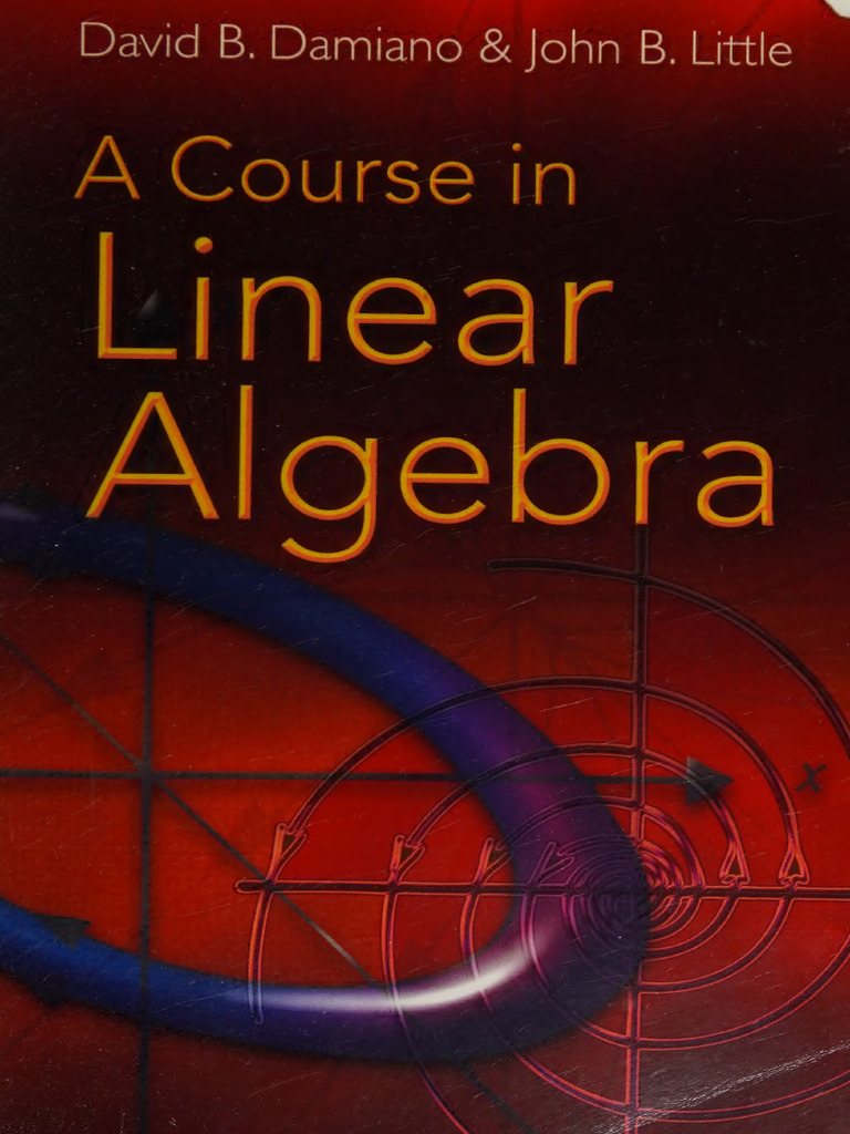 Course in Linear Algebra Overview | PDF | Euclidean Vector | Vector Space