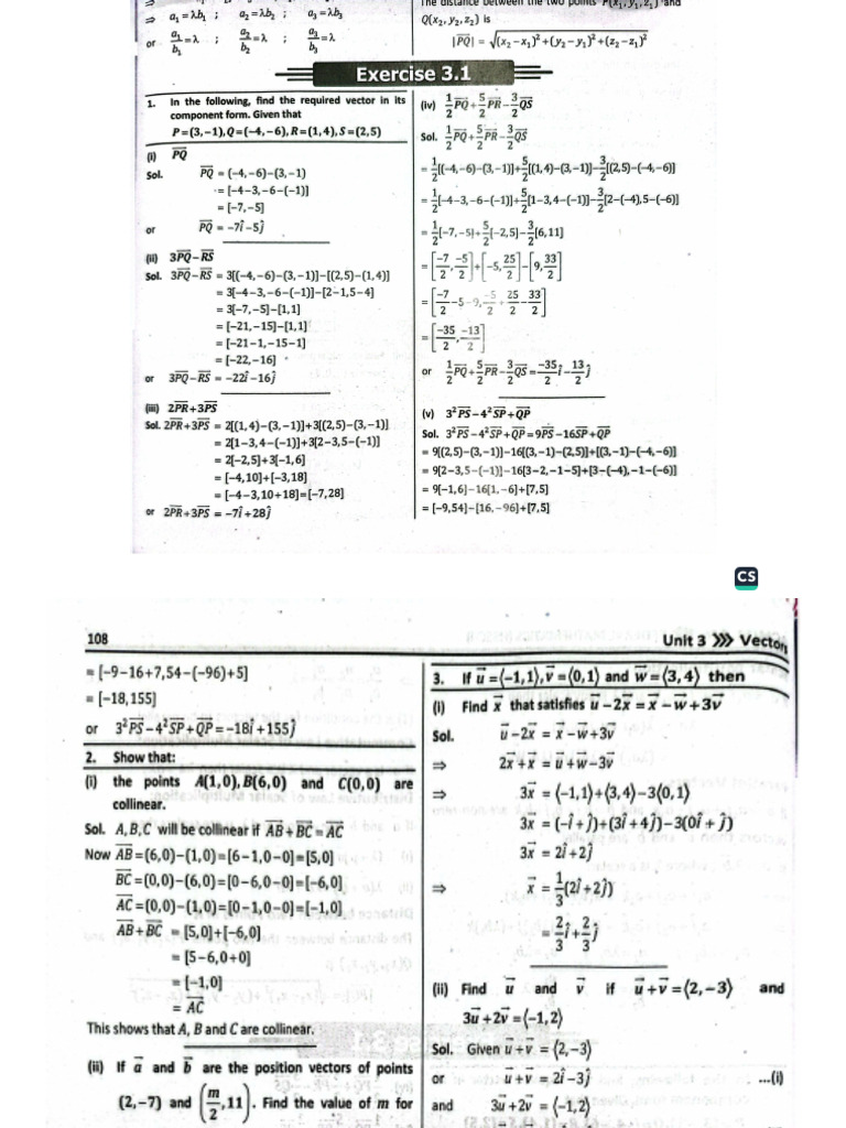 math ex 3.1 | PDF