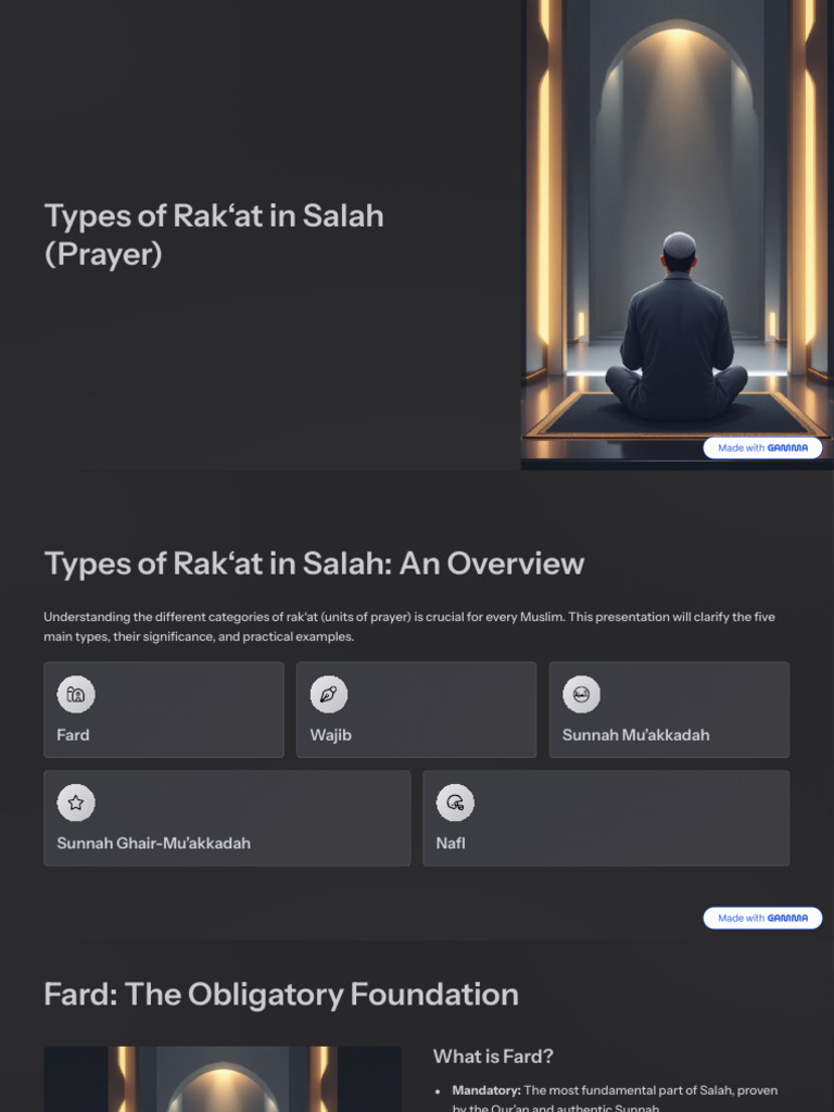 Types-of-Rakat-in-Salah-Prayer | PDF | Prayer | Abrahamic Religions