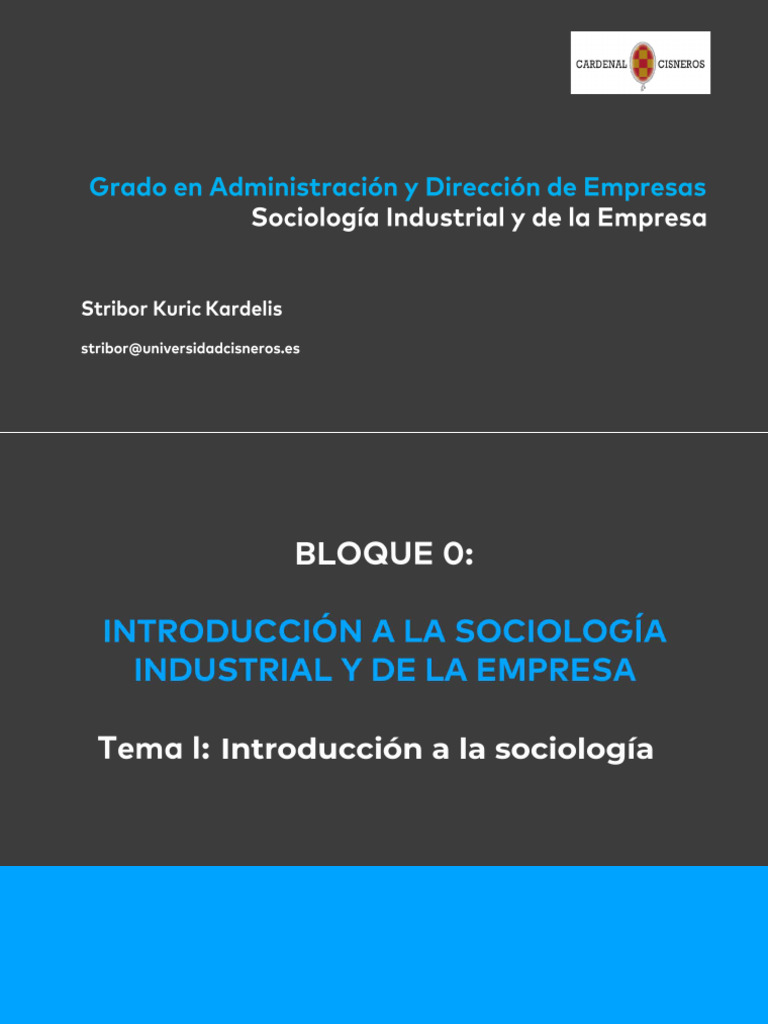 Tema 1 - Introducción A La Sociología y La Vida de Fernando Alonso | PDF