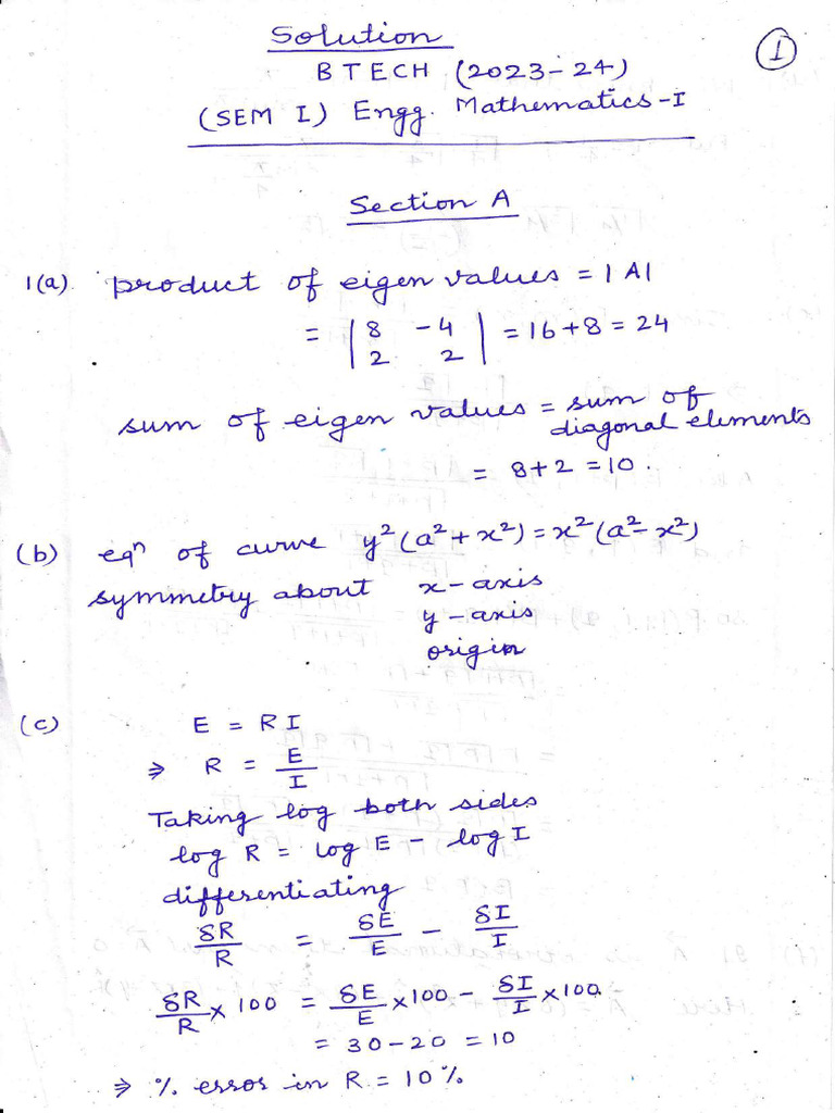 Complex Mathematical Expressions Analysis | PDF