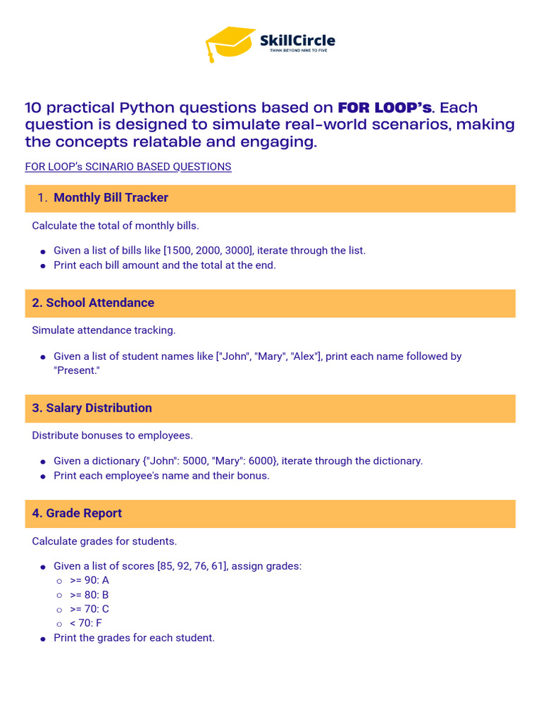 3717366-Python for Loops Basic (1) | PDF