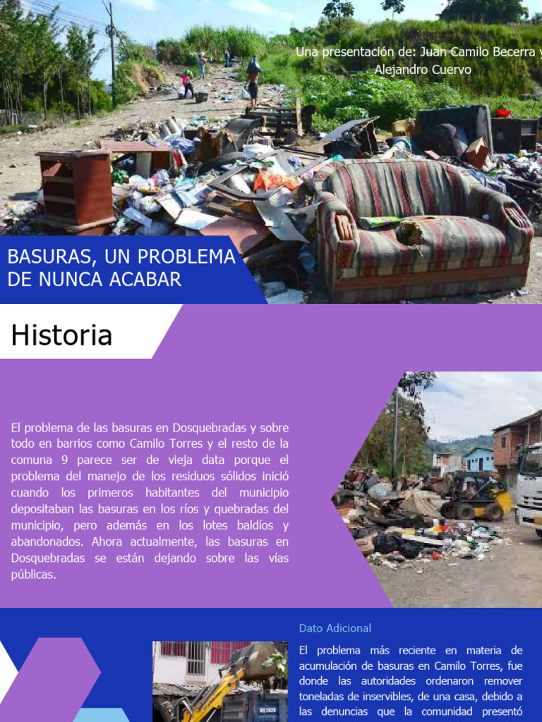 Basuras EN EL MUNICIPIO DE DOSQUEBRADAS1 | PDF | Residuos | Entorno natural