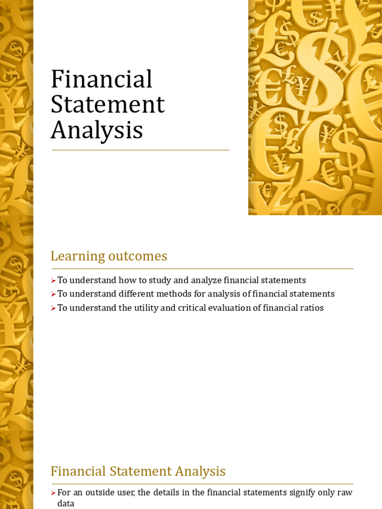 Financial Statement Analysis | PDF | Dividend | Equity (Finance)