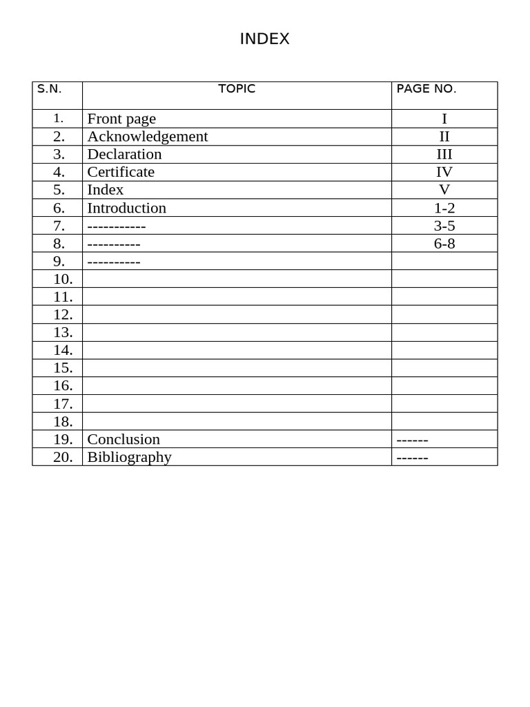 Document Structure Overview | PDF