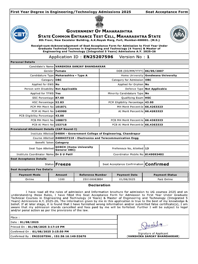 Cap CNF | PDF