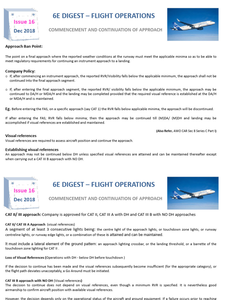 Approach Procedures and Training Guidelines | PDF | Thunderstorm ...