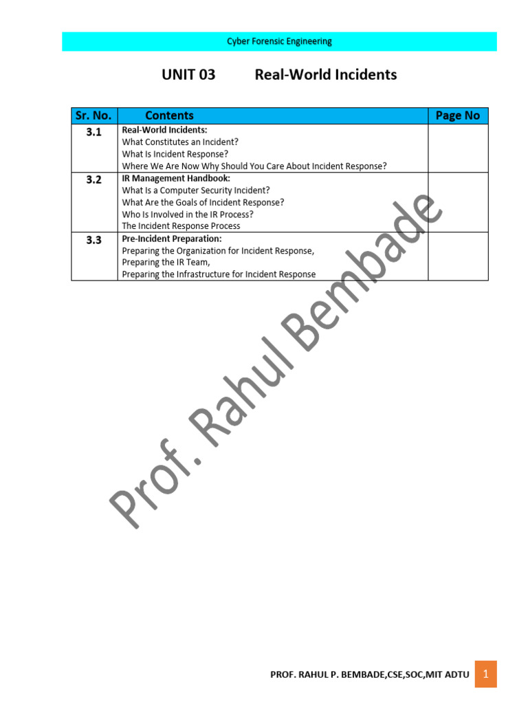 ## CH 03 Notes-FIR (1) | PDF | Security | Computer Security