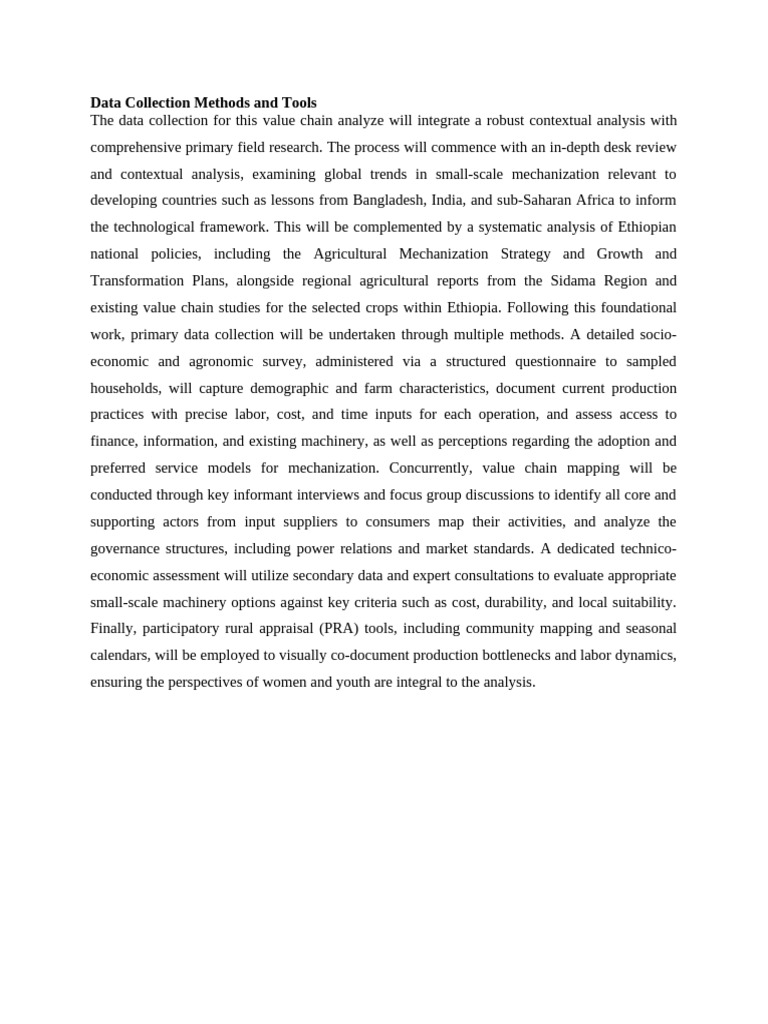 Data Collection Methods and Tools | PDF