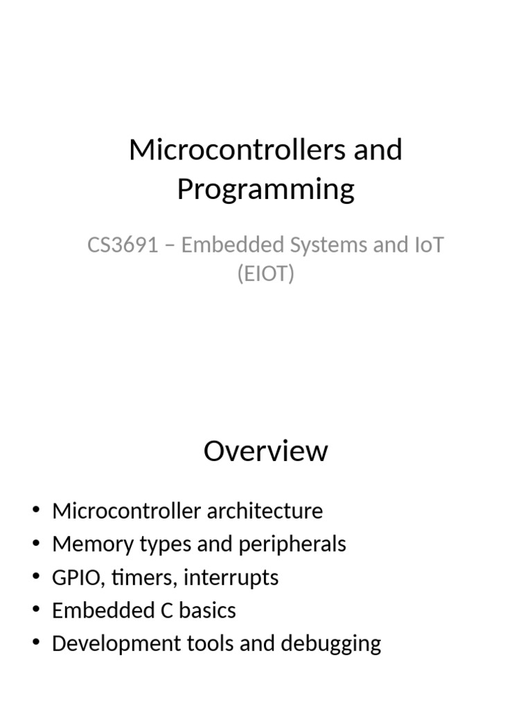 CS3691 EIOT Presentation 2 | PDF