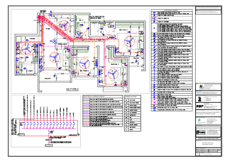 Electrical Layout for D2 Type-2 Unit | PDF