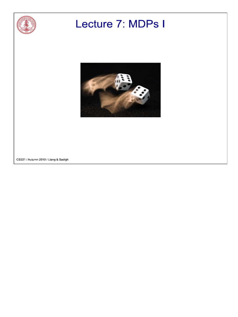 mdp lecture stanford | PDF