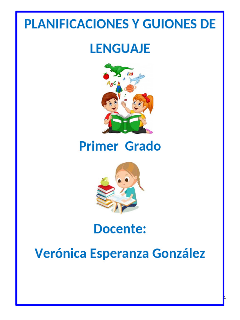 Examen de Lenguaje para Primer Grado | PDF