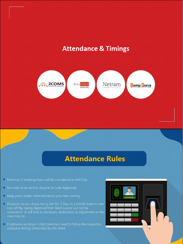 Employee Attendance and Clocking Guide | PDF
