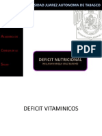 Deficit Vitaminicos