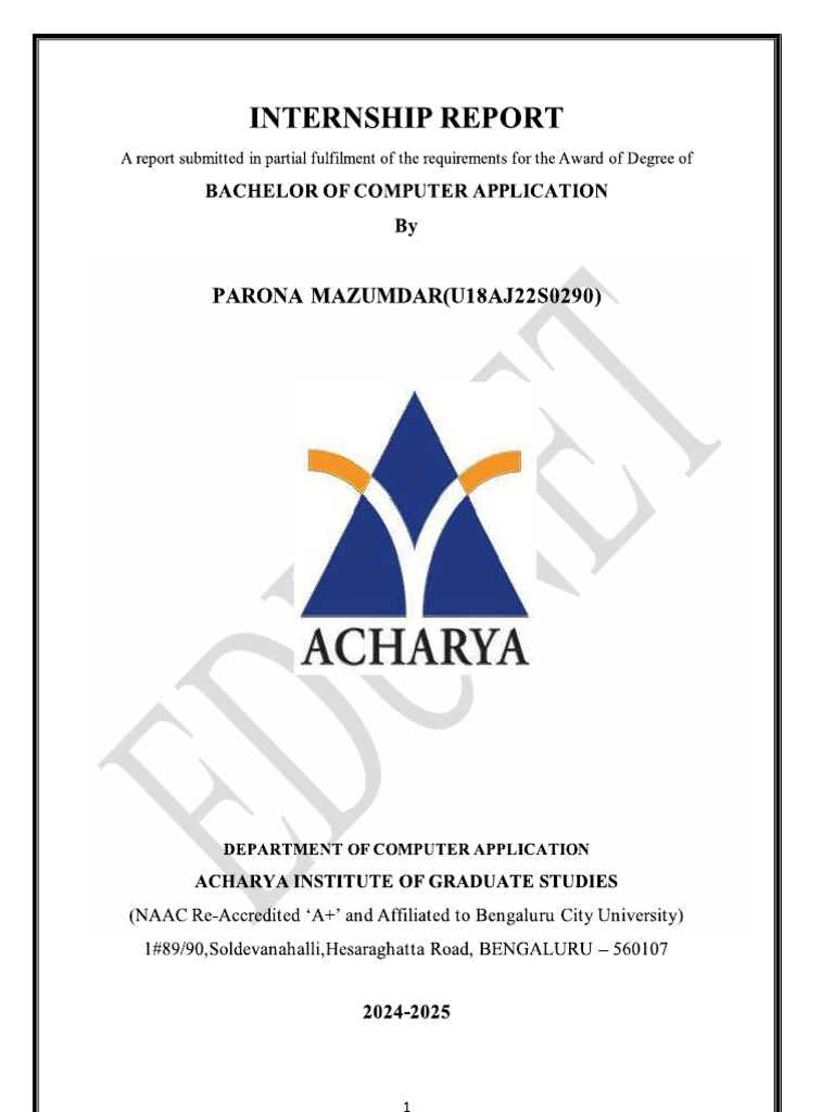 Intern | PDF