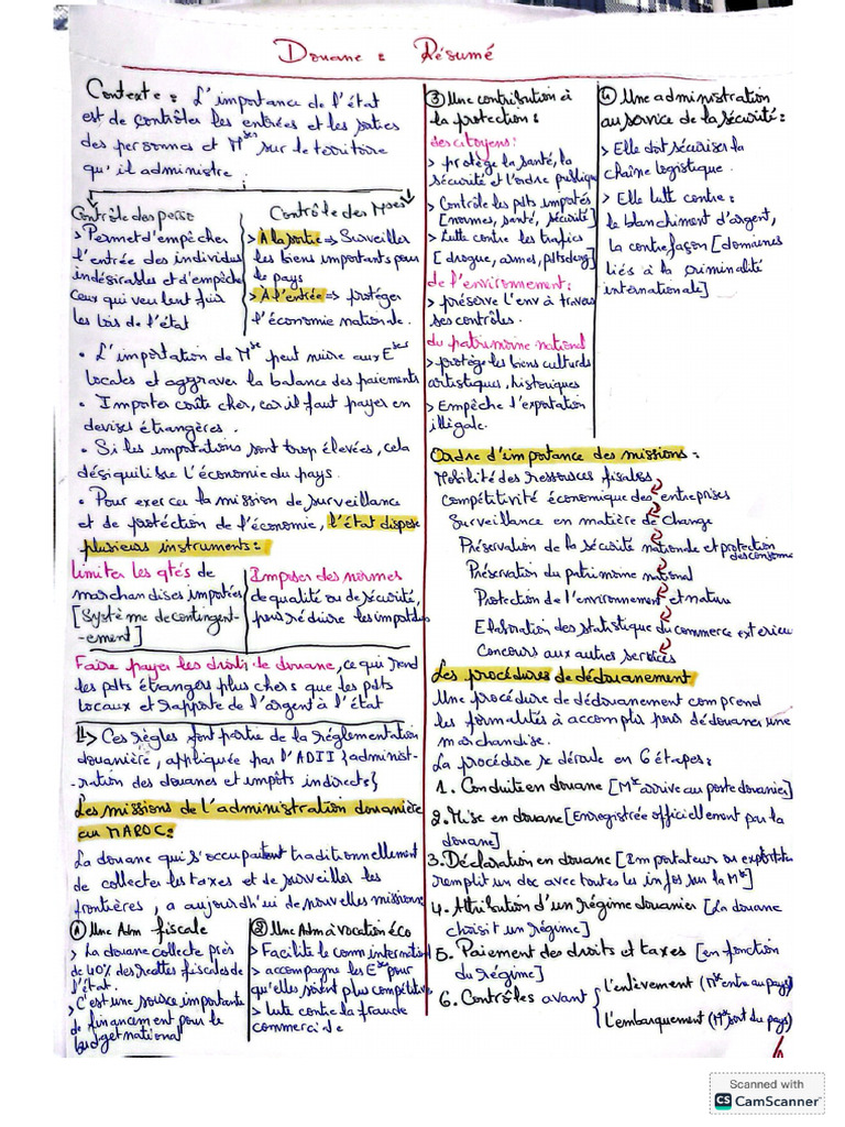 Résumé Douane | PDF