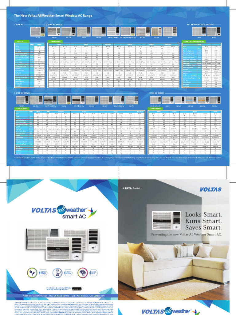 Voltas All Weather Smart AC Overview | PDF