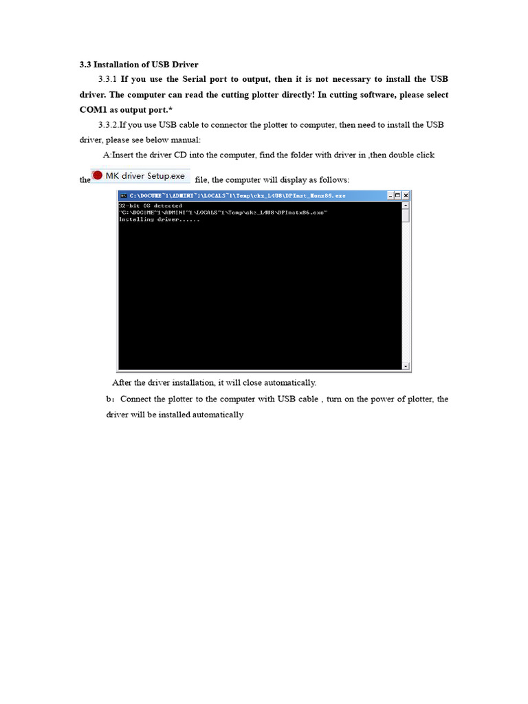 USB Driver Installation Guide for Plotters | PDF
