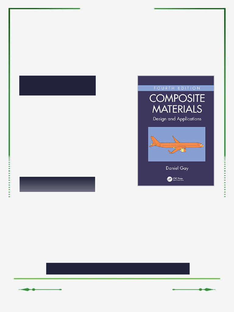 Composite Materials Design and Applications 4th Edition Daniel Gay ...