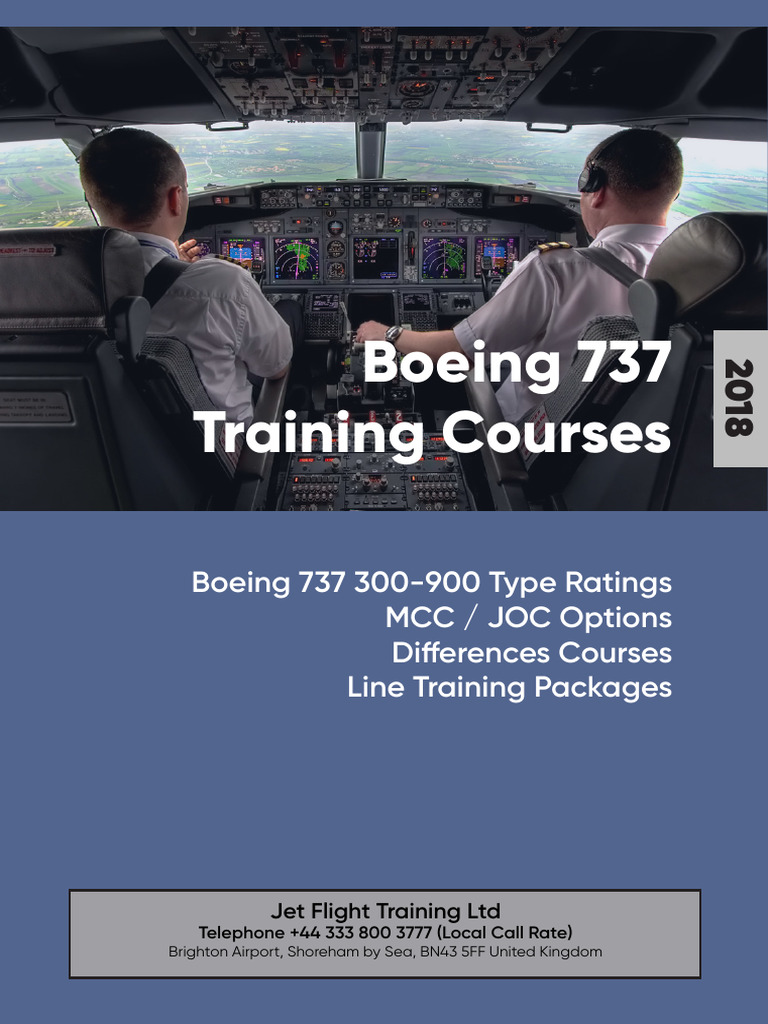 Boeing 737 Pilot Training Courses | PDF | Airlines | Jet Aircraft