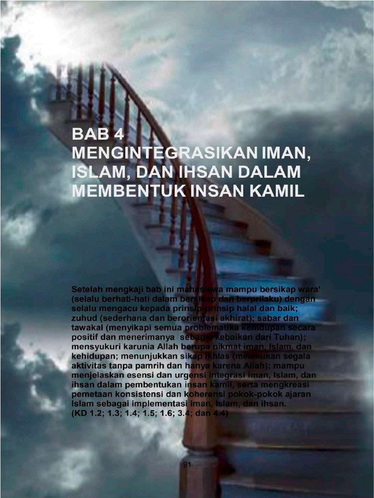 04 Bab 4 Mengintegrasikan Iman - Islam - Ihsan | PDF
