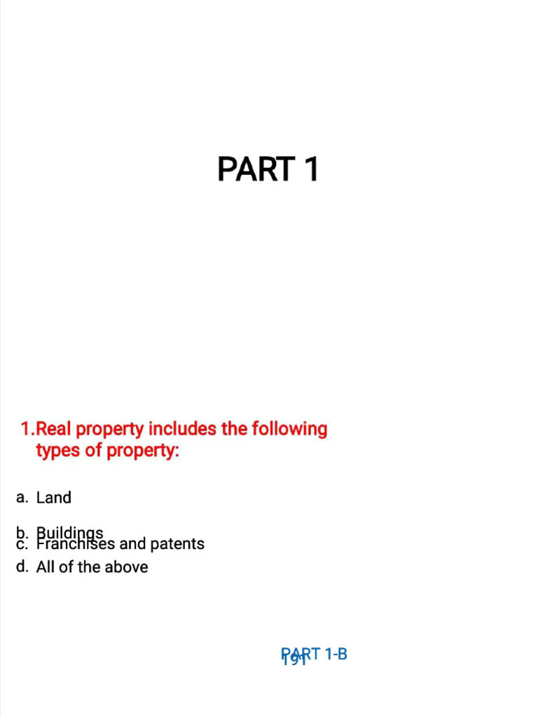 Types of Property and Rights Overview | PDF