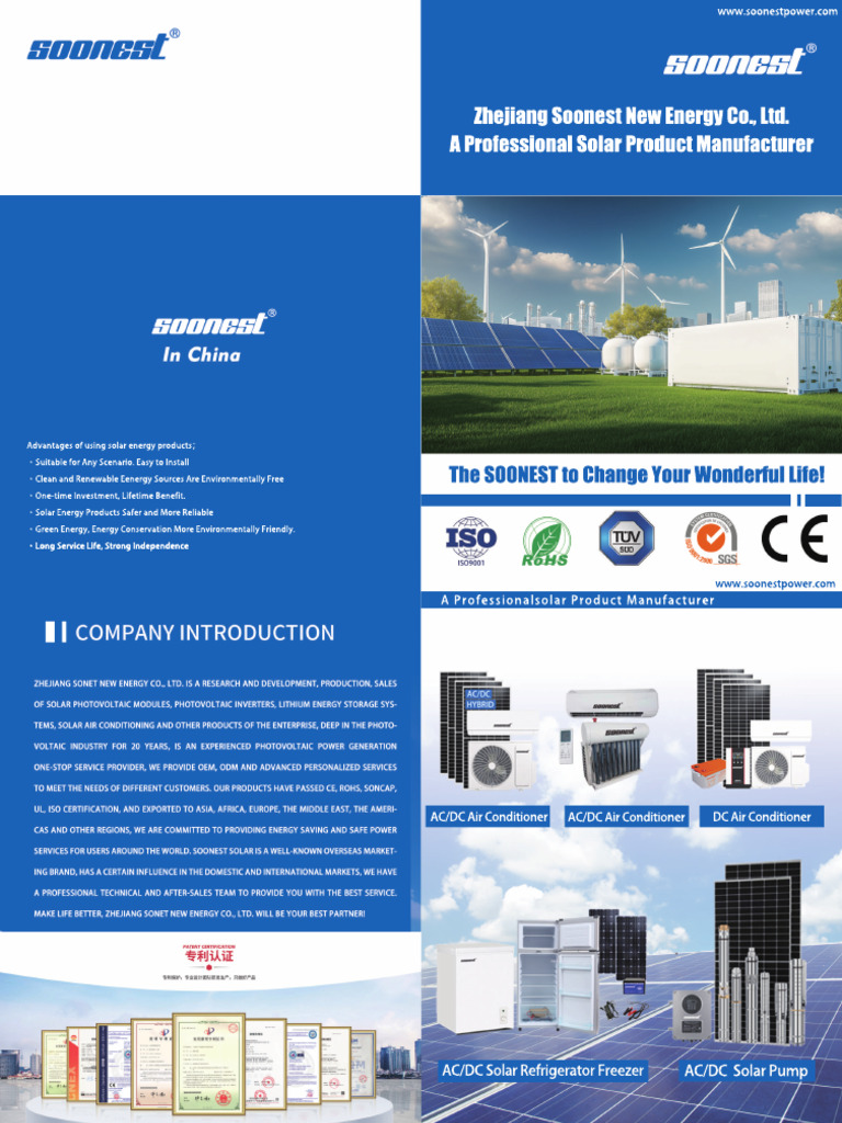 Soonest Solar AC Pump Fridge Product(2025!09!18 21-37-20) | PDF