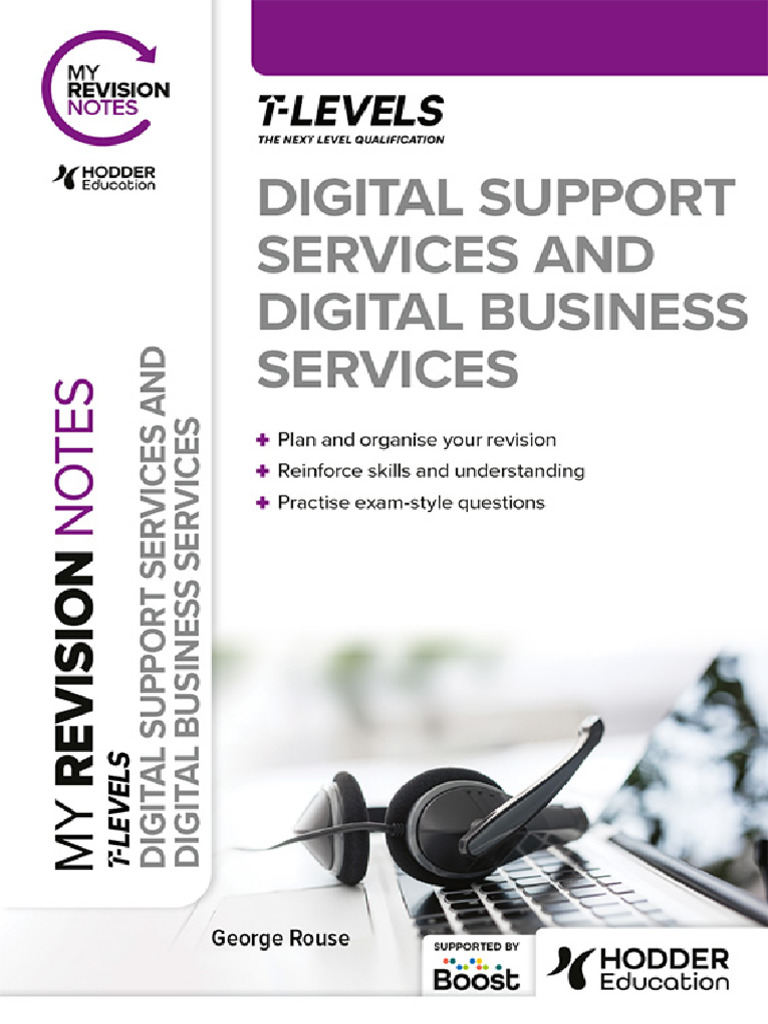 Digital Support Services Revision Guide | PDF | Taxes | Cloud Computing