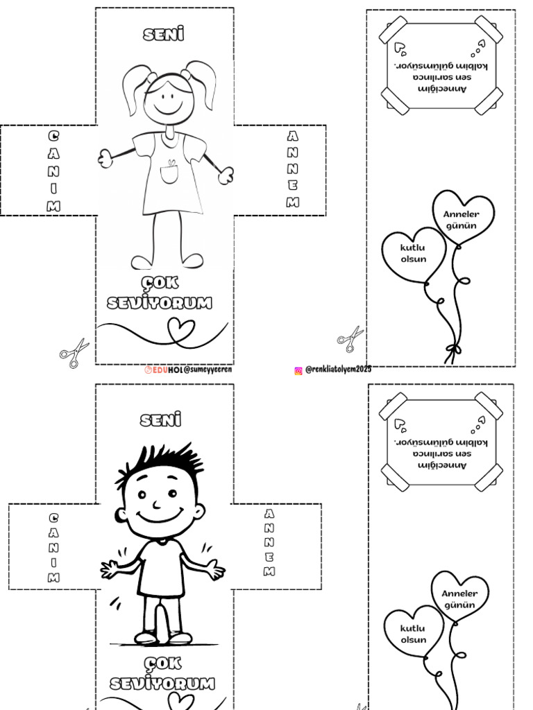 Anneler Gunu Hareketli Kart | PDF