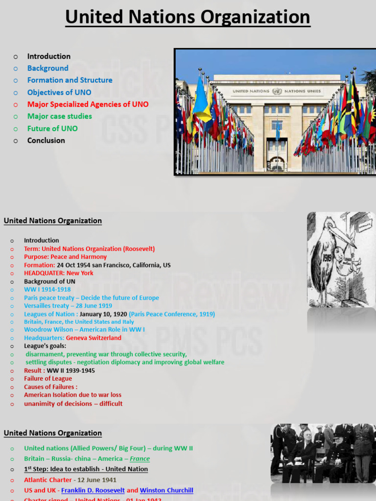 Overview of the United Nations Organization | PDF | United Nations ...