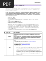Cranial Nerve Exam OSCE Checklist | PDF | Human Anatomy | Nervous System