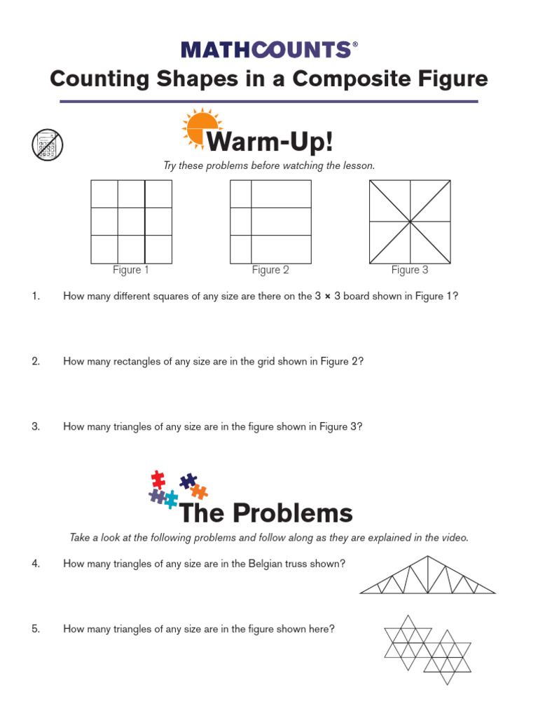 Counting Shapes in Composite Figures | PDF