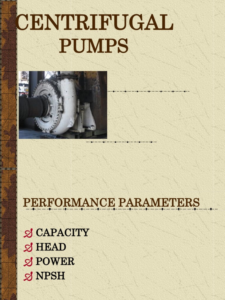 Centrifugal Pumps Sup27jul | PDF | Pump | Fluid Dynamics