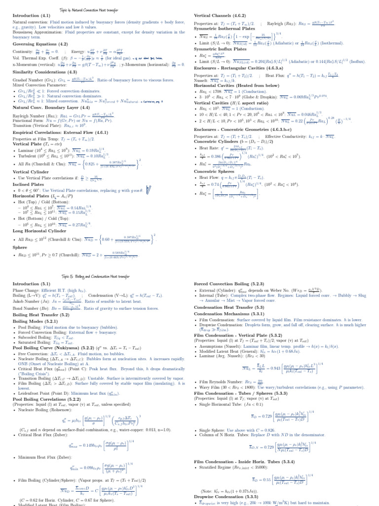 Natural Convection and Heat Transfer Analysis | PDF | Convection ...
