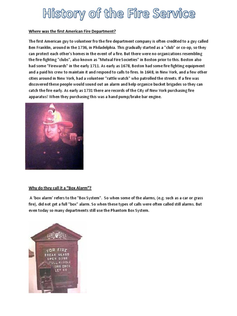 History of the Fire Service Fire Department Firefighting Free 30