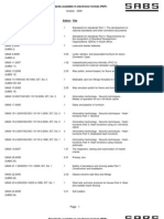 Sabs &amp; Sans List of Codes