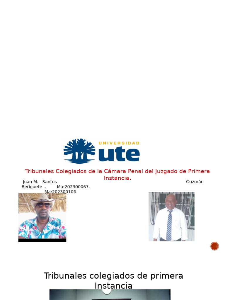 Funcionamiento de Tribunales Colegiados en RD | PDF | Judicaturas ...