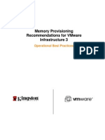 Memory Provisioning Recommendations VI3