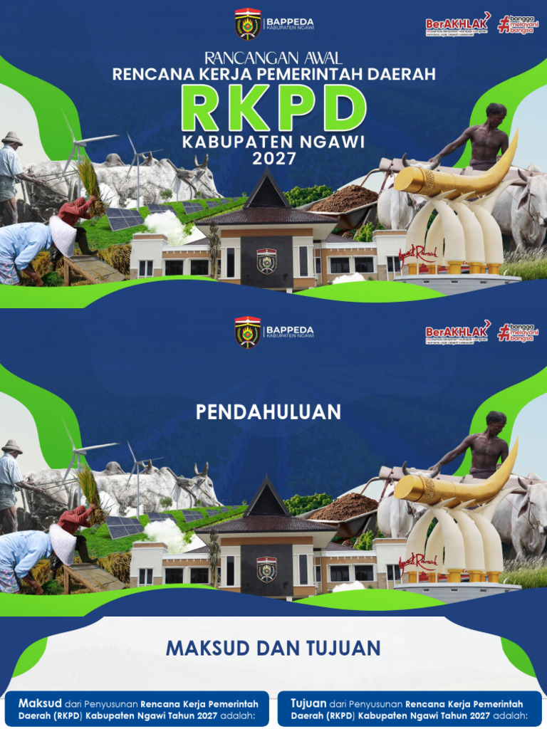 RKPD Kabupaten Ngawi 2027: Rencana dan Tujuan | PDF