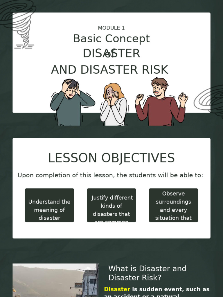 Understanding Disasters and Risks | PDF | Natural Disasters | Hazards