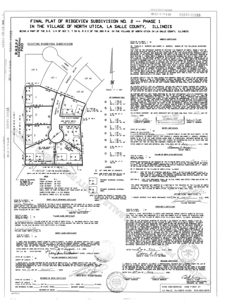 Ridgeview Subd. No. 2, Phase 1-Utica | PDF
