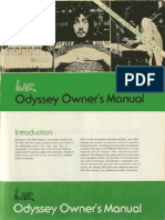 Arp Odyssey Owners Manual