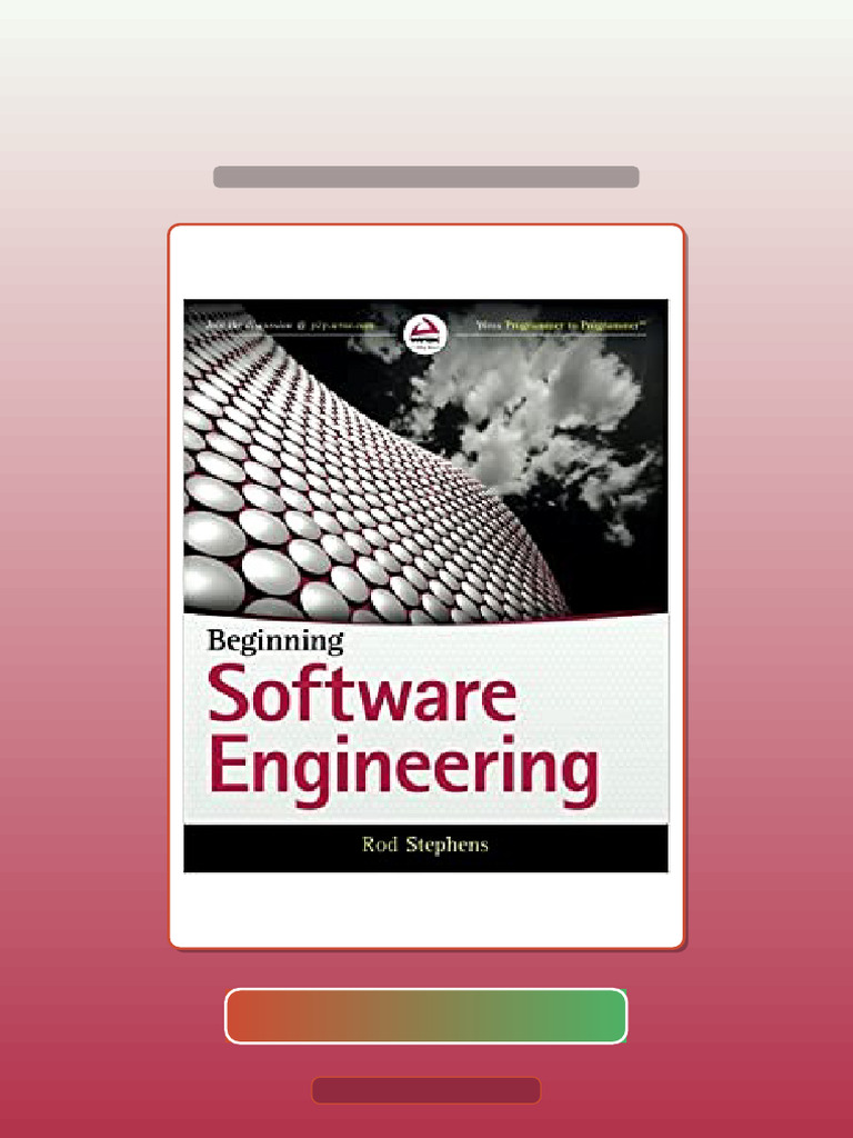 Test Bank for Beginning Software Engineering by Rod Stephens | PDF ...
