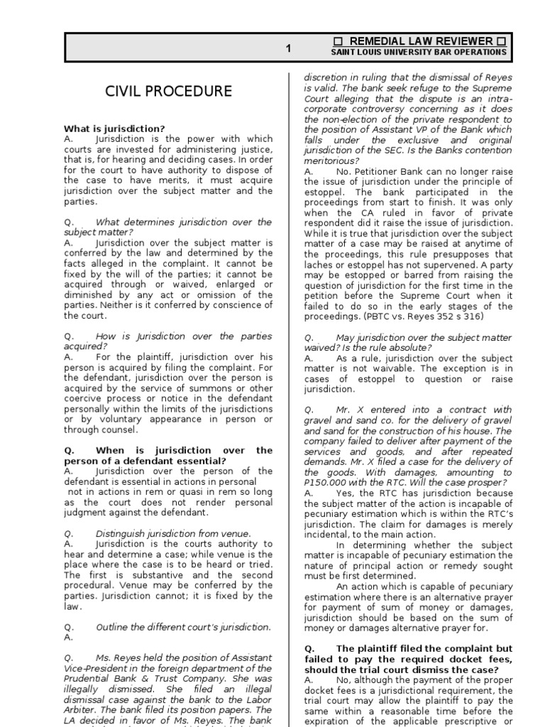 Civil Procedure 2003 | PDF | Summary Judgment | Lawsuit