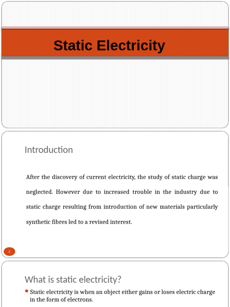 Understanding Static Electricity Issues | PDF | Electric Charge ...