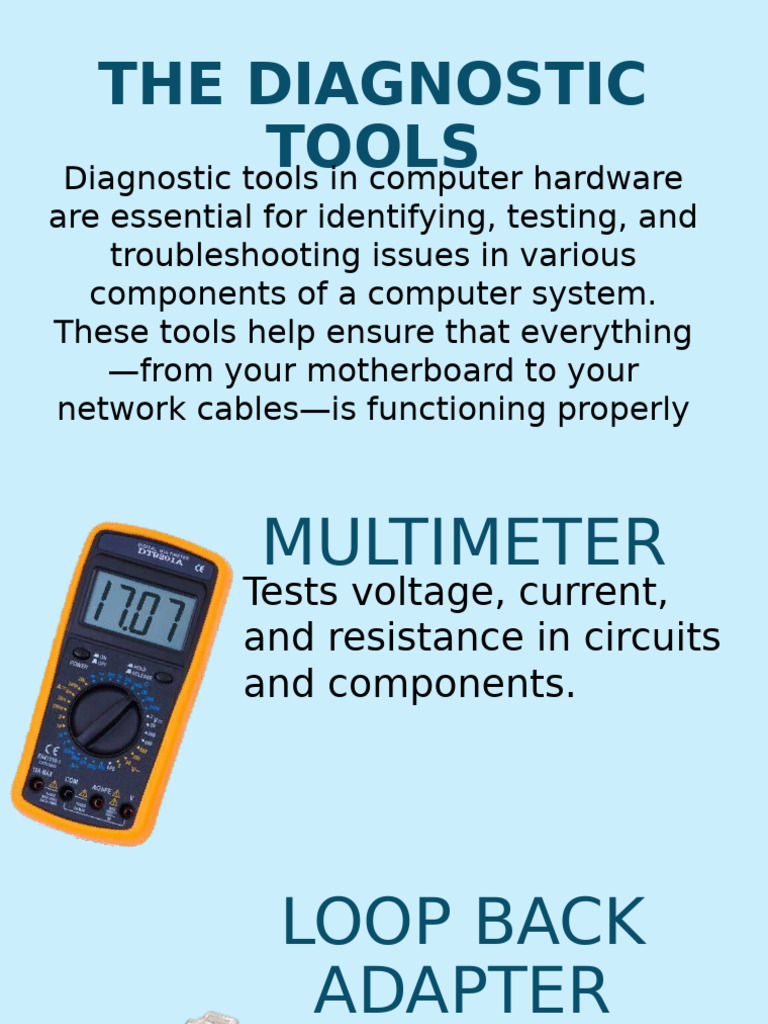 Essential Computer Diagnostic Tools | PDF