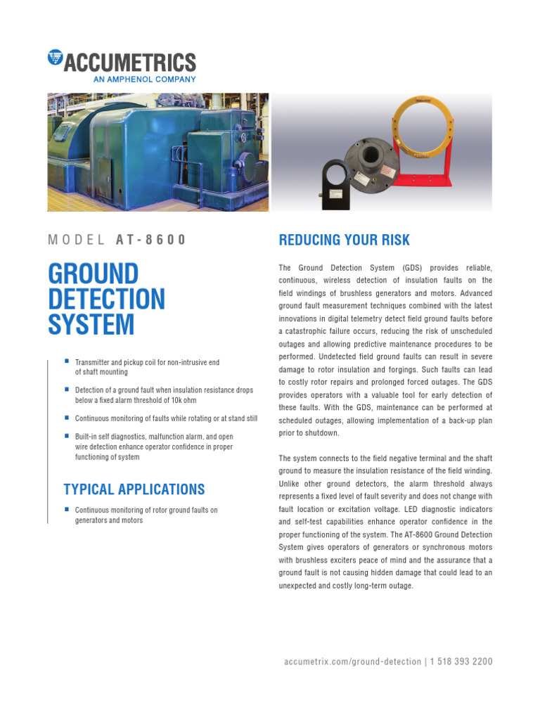 Ground Detection System for Generators | PDF | Alternating Current | Relay